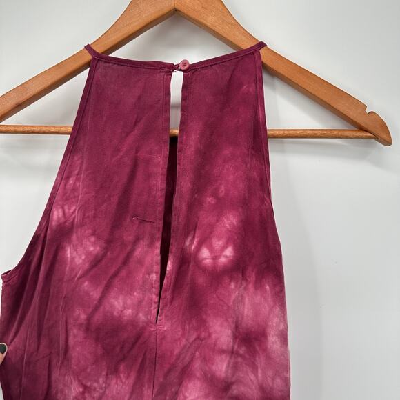 CLOTH & STONE Anthropologie Halter Tie Dye Jumpsuit // XS - Picture 6 of 11
